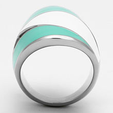 Load image into Gallery viewer, TK808 - High polished (no plating) Stainless Steel Ring with Epoxy  in Multi Color