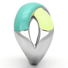 Load image into Gallery viewer, TK813 - High polished (no plating) Stainless Steel Ring with Epoxy  in Multi Color