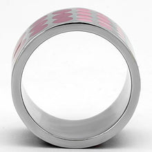 Load image into Gallery viewer, TK820 - High polished (no plating) Stainless Steel Ring with Epoxy  in Multi Color