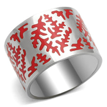 Load image into Gallery viewer, TK821 - High polished (no plating) Stainless Steel Ring with Epoxy  in Siam