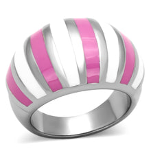 Load image into Gallery viewer, TK828 - High polished (no plating) Stainless Steel Ring with Epoxy  in Multi Color