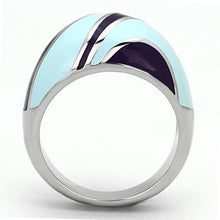 Load image into Gallery viewer, TK835 - High polished (no plating) Stainless Steel Ring with Epoxy  in Multi Color