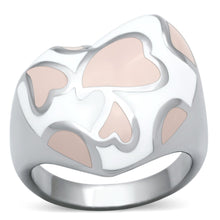 Load image into Gallery viewer, TK843 - High polished (no plating) Stainless Steel Ring with Epoxy  in Multi Color
