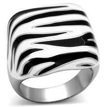 Load image into Gallery viewer, TK848 - High polished (no plating) Stainless Steel Ring with Epoxy  in Multi Color