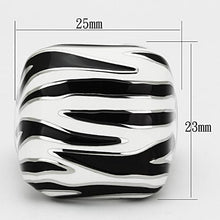 Load image into Gallery viewer, TK848 - High polished (no plating) Stainless Steel Ring with Epoxy  in Multi Color
