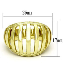 Load image into Gallery viewer, TK858 - IP Gold(Ion Plating) Stainless Steel Ring with No Stone