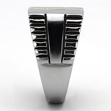 Load image into Gallery viewer, TK950 - Two-Tone IP Gold (Ion Plating) Stainless Steel Ring with Epoxy  in Jet