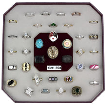 Load image into Gallery viewer, VK-001-SIZE10 - Assorted Brass Ring with Assorted  in Assorted