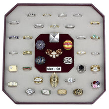 Load image into Gallery viewer, VK-002-SIZE9 - Assorted Brass Ring with Assorted  in Assorted
