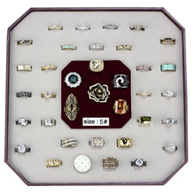 Load image into Gallery viewer, VK-003-SIZE5 - Assorted Brass Ring with Assorted  in Assorted