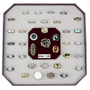 VK-003-SIZE5 - Assorted Brass Ring with Assorted  in Assorted