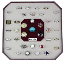 Load image into Gallery viewer, VK-003-SIZE6 - Assorted Brass Ring with Assorted  in Assorted