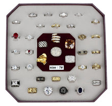 Load image into Gallery viewer, VK-004-SIZE7 - Assorted Brass Ring with Assorted  in Assorted