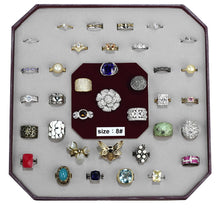 Load image into Gallery viewer, VK-007-SIZE8 - Assorted Brass Ring with Assorted  in Assorted