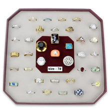 Load image into Gallery viewer, VK-009-SIZE7 - Assorted Brass Ring with Assorted  in Assorted