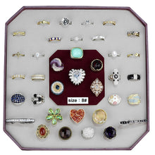 Load image into Gallery viewer, VK-012-SIZE8 - Assorted Brass Ring with Assorted  in Assorted