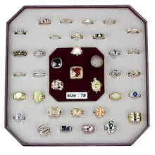 Load image into Gallery viewer, VK-015-SIZE7 - Assorted Brass Ring with Assorted  in Assorted