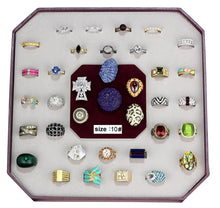 Load image into Gallery viewer, VK-016-SIZE8 - Assorted Brass Ring with Assorted  in Assorted