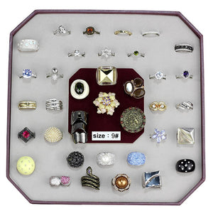 VK-020-SIZE9 - Assorted Brass Ring with Assorted  in Assorted