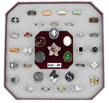 Load image into Gallery viewer, VK-021-SIZE8 - Assorted Brass Ring with Assorted  in Assorted