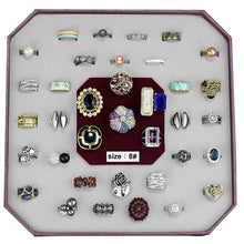 Load image into Gallery viewer, VK-024-SIZE8 - Assorted Brass Ring with Assorted  in Assorted