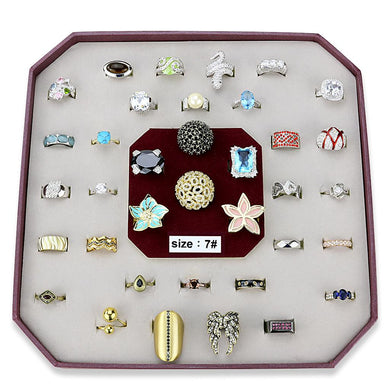 VK-031-SIZE7 - Assorted Brass Ring with Assorted  in Assorted