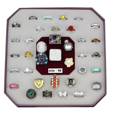 VK-054-SIZE8 - Assorted Brass Ring with Assorted  in Assorted