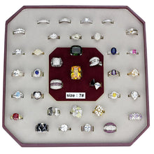 Load image into Gallery viewer, VK925-001-SIZE7 - Assorted 925 Sterling Silver Ring with Assorted  in Assorted