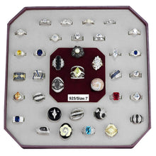 Load image into Gallery viewer, VK925-004-SIZE7 - Assorted 925 Sterling Silver Ring with Assorted  in Assorted