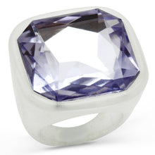 Load image into Gallery viewer, VL013 -  Resin Ring with Synthetic Acrylic in Light Amethyst