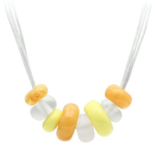 Load image into Gallery viewer, VL022 -  Resin Necklace with Synthetic Synthetic Stone in Multi Color