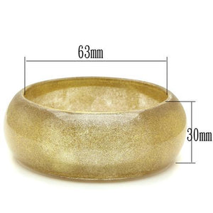 VL037 -  Resin Bangle with Synthetic Synthetic Stone in Brown